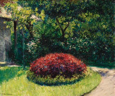 Flower Bed, Garden of Petit-Gennevilliers by Gustave Caillebotte